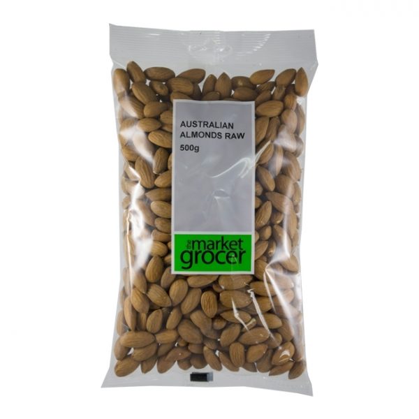 TMG Almonds Raw 500g C