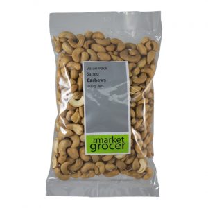 TMG Cashews Salted Value Pack 400g