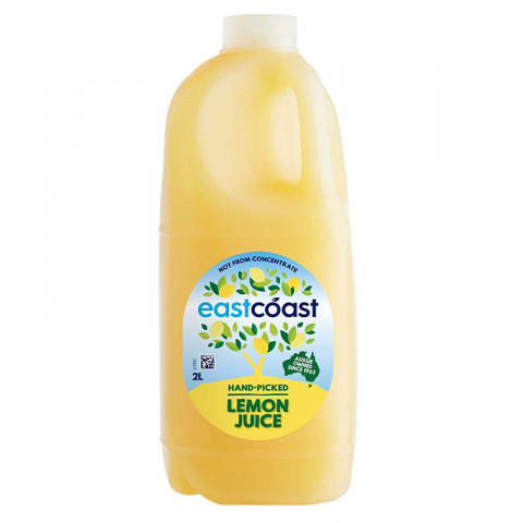 100 Lemon Juice East Coast Beverages 2L